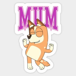 Bluey Mum, Mom Sticker